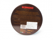 Кофе в зернах Kimbo Gran Gourmet (Кимбо Гран Гурмет)  1 кг, железная банка